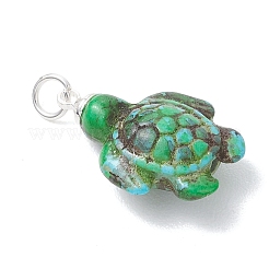 Dyed Synthetic Turquoise Pendants&nbsp;PALLOY-JF05144-01