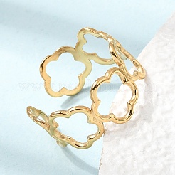 304 Stainless Steel Cuff Open Rings&nbsp;SA-CBA383B-02G