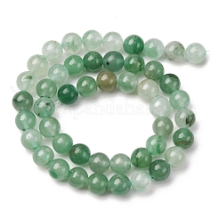 Natural Green Aventurine Round Beads Strands&nbsp;G-S150-8mm-4