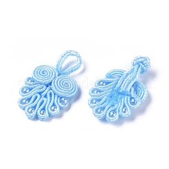Handmade Chinese Frogs Knots Buttons Sets&nbsp;BUTT-WH0014-29G