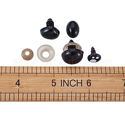Craft Plastic Doll Eyes & Noses&nbsp;DIY-TA0008-92