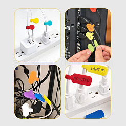 30Pcs Nylon Hook and Loop Cable Labels&nbsp;FIND-SP0004-89B