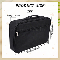 Large Capacity Oxford Cloth Enamel Pin Storage Zipper Bags&nbsp;ABAG-WH0040-33