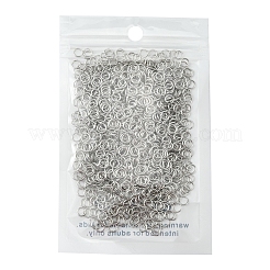 鉄オープン丸カン  ラウンド  プラチナ  21ゲージ  5x0.7mm  内径：3.6mm  約1000個/50g&nbsp;IFIN-YW0001-41P