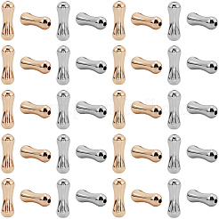 60Pcs 2 Colors Brass Beads&nbsp;KK-BBC0019-65
