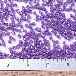 MIYUKIデリカビーズ  シリンダー  日本製シードビーズ  11/0  （db0660)は不透明な暗い蘭を染めた  1.3x1.6mm  穴：0.8mm  約2000個/10g&nbsp;X-SEED-J020-DB0660