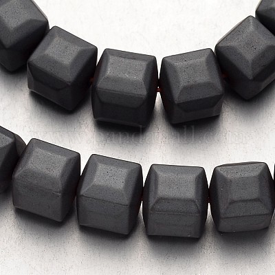 Non-magnetic Synthetic Hematite Bead Strands&nbsp;G-F300-25-F09-1