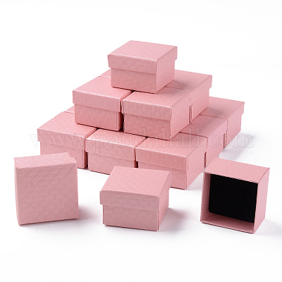 Square Cardboard Ring Boxes&nbsp;LS-X1-CBOX-S020-02-1