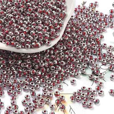 Inside Colours Glass Seed Beads&nbsp;SEED-A032-03G-1
