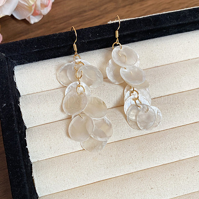 Shell Dangle Earrings&nbsp;FS-WGED06D-11-1