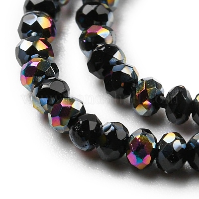 Electroplate Glass Beads Strands&nbsp;EGLA-F149-HP-03-1