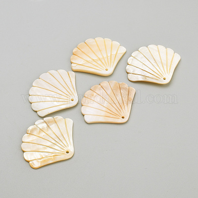 Freshwater Shell Pendants&nbsp;X-SHEL-Q008-90-1