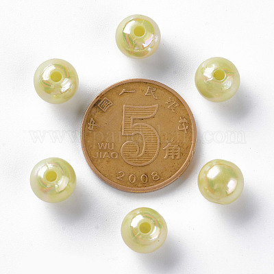 Opaque Acrylic Beads&nbsp;MACR-S370-D8mm-A10-1
