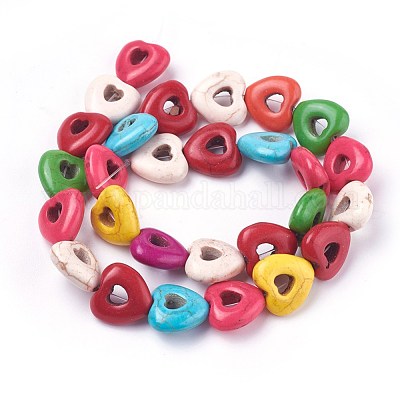 Synthetic Turquoise Beads Strands&nbsp;G-E520-01-1