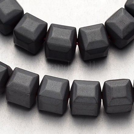 Non-magnetic Synthetic Hematite Bead Strands&nbsp;G-F300-25-F09-1