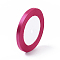 Single Face Satin Ribbon, Polyester Ribbon, Fuchsia, 1/4 inch(6mm), about 25yards/roll(22.86m/roll), 10rolls/group, 250yards/group(228.6m/group)