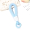 Weave Knot Plush Lanyard, Wrist Strap Keychain, Sky Blue, 40~70mm