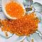Transparent Glass Beads, Faceted, Bicone, Dark Orange, 2x2mm, Hole: 0.7mm, about 720pcs/bag