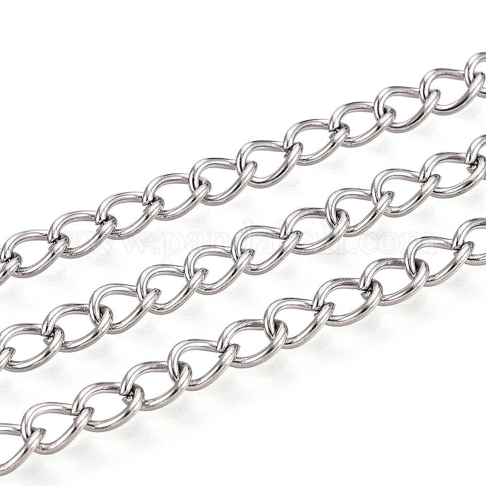 Wholesale Tarnish Resistant 304 Stainless Steel Curb Chains - Pandahall.com