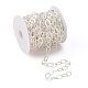 Electroplate Brass Paperclip Chains&nbsp;CHC-L019-31S-3