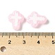 焼き絵の具、ガラス、エナメル、ビーズ  手描きのビーズ  クロス  ラベンダーブラッシュ  14.5x11.5x4mm  穴：1mm&nbsp;LS-BLOW-D300-06I-4