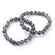 Natural Moss Agate Beads Stretch Bracelets&nbsp;BJEW-F380-01-B15-8