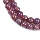 Natural Gemstone Ruby Round Beads Strands&nbsp;G-O017-7mm-06-01-2
