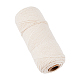 200M Holloe Cotton Braided Thread&nbsp;OCOR-WH0080-96-1