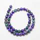 Natural Fire Crackle Agate Bead Strands&nbsp;G-K166-06F-6mm-11-2