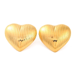 Ion Plating(IP) 304 Stainless Steel Stud Earrings&nbsp;EJEW-G395-17G