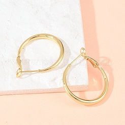 Brass Hoop Earrings for Women&nbsp;EJEW-A156-17A-G