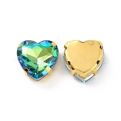 Heart Sew on Rhinestone&nbsp;LS-X1-DIY-E062-04G-01