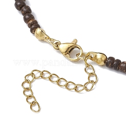 4Pcs 4 Styles Electroplated Natural Shell Pendant Necklaces&nbsp;NJEW-JN05221