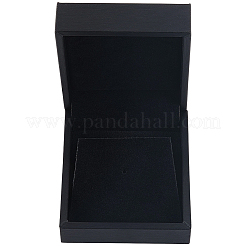Rectangle PU Leather Slant Back Badge Storage Boxes&nbsp;CON-WH20008-20B