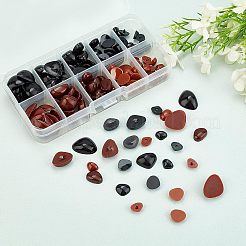 レジンクラフトノーズ  人形作り用品  三角形  ミックスカラー  7~15x9~20x3.5~5.5mm  150個/箱&nbsp;DIY-WH0209-07