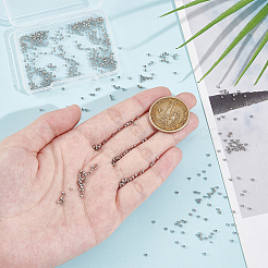 ラックメッキ真鍮スペーサービーズ  長持ちメッキ  鉛フリー＆カドミウムフリー  ラウンド  プラチナ  2x1.7mm  穴：1mm  600個/セット&nbsp;KK-UN0003-23P-01