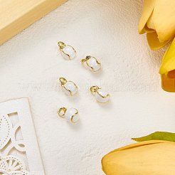 5Pcs Brass Enamel Pendants&nbsp;KK-SZ0002-73C