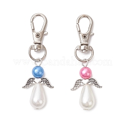2Pcs Angel ABS Plastic Imitation Pearl Pendant Decorations&nbsp;HJEW-JM03818