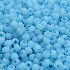 トーホー 3/0ラウンドビーズ  日本製シードビーズ  （143f）セイロンフロストアクア  5.5mm  穴：1.9mm  約300個/50g&nbsp;SEED-XTR03-0143F