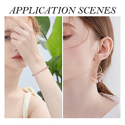 4 Strands 4 Styles Transparent Glass Bead Strands&nbsp;GLAA-TADJ0001-01A