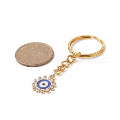 Evil Eye Enamel Rhinestone Keychain&nbsp;KEYC-JKC00464