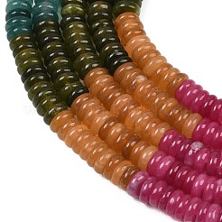 Dyed Natural White Jade Beads Strands&nbsp;G-H333-02D