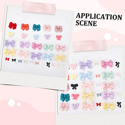 120Pcs 6 Styles Opaque Resin Cabochons&nbsp;CRES-SP0001-06