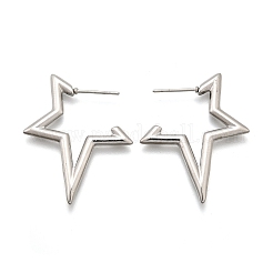 Non-Tarnish 304 Stainless Steel Stud Earrings for Women&nbsp;STAS-D084-25P