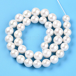 Natural Cultured Freshwater Pearl Beads Strands&nbsp;PEAR-N016-10A