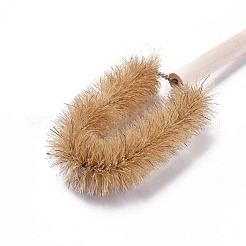 豚毛ビーカーブラシ  実験用ヘアブラシ  試薬ボトルブラシ  小麦  19.5~21x6~7.5x2~2.6cm&nbsp;TOOL-WH0079-56