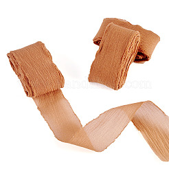 3 Rolls Frayed Polyester Ribbon&nbsp;OCOR-TA0002-97E