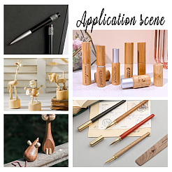 8 Pcs 4 Colors Wood Block&nbsp;WOOD-CA0001-13