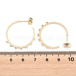 304 Stainless Steel Stud Earring Findings&nbsp;STAS-C182-01C-G