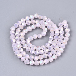 Electroplate Glass Beads Strands&nbsp;EGLA-T019-07B
